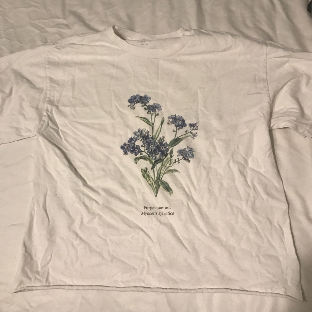 bm forget me not flower t shirt